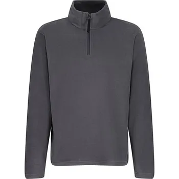 Pánské tričko Regatta Mikro zip krku Barva: Seal Grey (Solid), Velikost: 3XL G_RG549