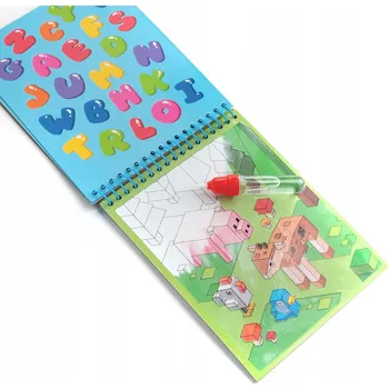 omalovánky Vodní omalovánka - kouzelná Kidea s tužkou Game