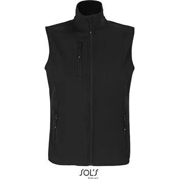 Pánská vesta SOL´S Dámská softshellová zateplovací vesta a Falcon na zip Barva: black, Velikost: XXL G_L03826