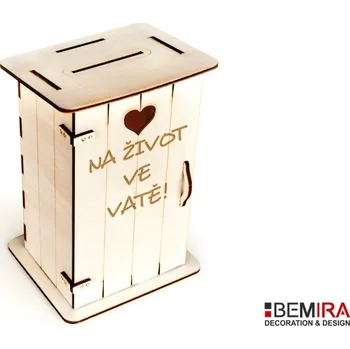 Pokladnička Kabibudka – Na život ve vatě (pokladnička) - světlá