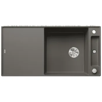 Granitový dřez Blanco AXIA III XL 6 S-F InFino Silgranit šedá vulkán skl.kráj.deska oboustr.prov. s exc. - 527236