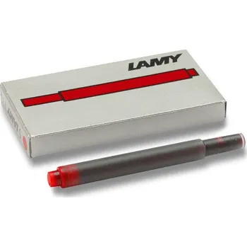 Inkoustové bombičky Lamy T 10, 5 ks - červené