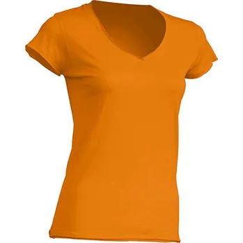 Dámská móda JHK Dámské výstřih do V Sicilia Barva: Tangerine, Velikost: S G_JHK271