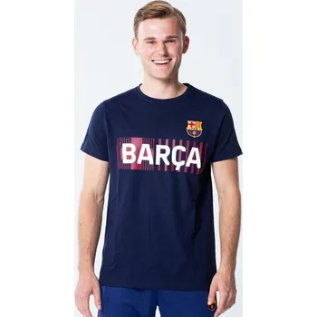 Pánské tričko FC BARCELONA FC Barcelona T-shirt Pánská M VÍCEBAREVNÁ