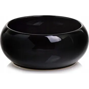 Květináč Obal Na Květináč 13 x 31 cm keramika černá