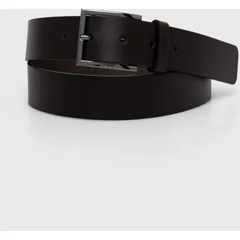 Opasek Kožený pásek HUGO Geek_Sz35 50496596 hnědá 89X, vel. 90