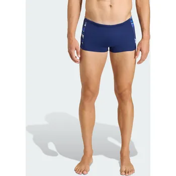 Dámské plavky ADIDAS PLAVECKÉ BOXERKY RIPSTREAM TEAM GRAPHIC S MODRÁ