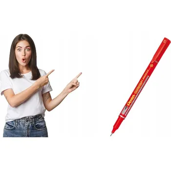 Permanentní popisovač Pentel červený 1 ks