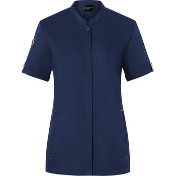 Gastro oděv Karlowsky Dámská bunda Chefs Green-Generation s krátkým rukávem Barva: Steel Blue (ca. Pantone 2380C), Velikost: 50 G_KY135