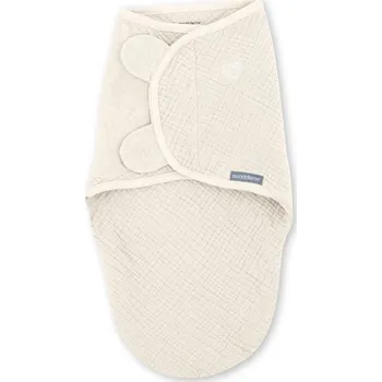 Zavinovačka INGENUITY Zavinovačka SwaddleMe™ Ulitka mušelín Cream 1,5 TOG 0-3m