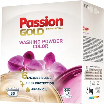 Prací prostředek Passion Gold prášek na barevné prádlo 3 kg