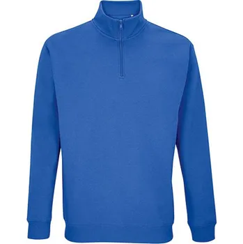 Pánská móda SOL´S Mikina unisex Conrad na 1/4 zip Barva: Royal Blue 241, Velikost: XS G_L04234