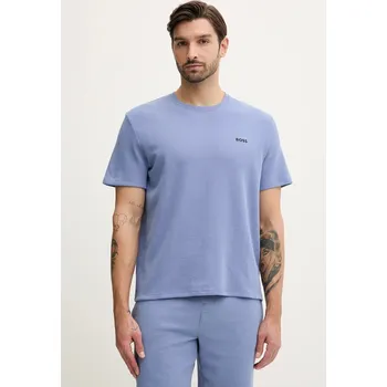 Pánské oblečení Tričko BOSS Waffle T-Shirt 50535891 modrá 05X, vel. L