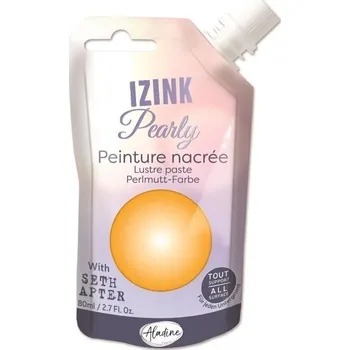 Speciální výtvarná barva Aladine Izink Pearly Efektová barva Sunshine Yellow 80 ml 1 ks