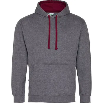 Dámská mikina Just Hoods Univerzitní mikina s kapucí Barva: Charcoal (Heather), Velikost: L G_JH003