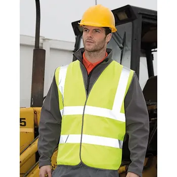 Pánská vesta Result Core High Vis dálniční vesta a Barva: Žlutá, Velikost: L/XL G_RT201