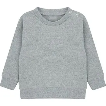 Dívčí mikina Larkwood Udržitelná dětská mikina Barva: heather grey, Velikost: 12/18 months G_LW800