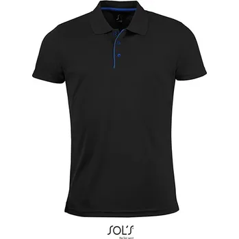 Pánská móda SOL´S Pánská sportovní polokošile Performer Barva: black, Velikost: 3XL G_L542