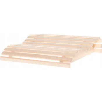 Profilovaná osiková opěrka hlavy do sauny 4Living 319198