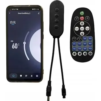 LED osvětlení Stmívač/ovladač LED COB pásků TUYA WIFI + Dálkový Ovladač RF Wireless RADIOWÉ
