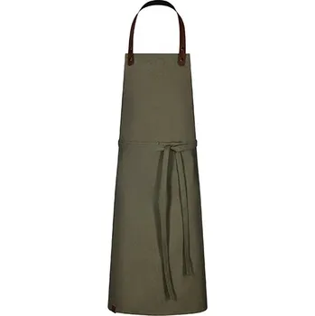 Pracovní zástěra Exner Bryndáček Zástěra plátno 75 x 100 cm Barva: Dark Green Washed, Velikost: 75 x 100 cm G_EX198