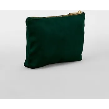 Kosmetická taška BagBase Sametová taška na příslušenství Barva: Dark Emerald, Velikost: L (33 x 24 cm) G_BG714