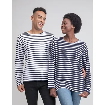 Pánské tričko Mantis Bretonská špička Barva: Bílá, Velikost: XS G_P136