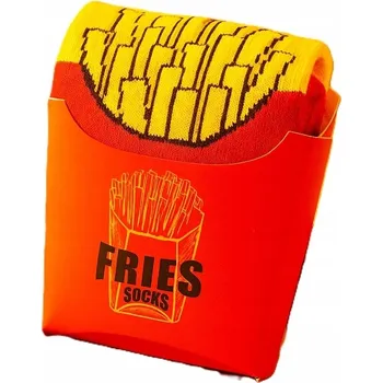 Pánské ponožky Ponožky vtipný vánoční dárek v krabičce ponožky hranolky