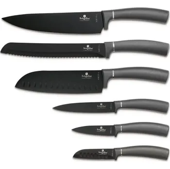 Kuchyňský nůž sada nožů 6 ks Antracit