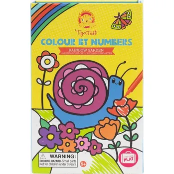 omalovánky Tiger Tribe Malování podle čísel - Duhová zahrada