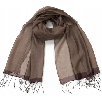 Šála Szaleo šála hnědá 180 cm - dámská