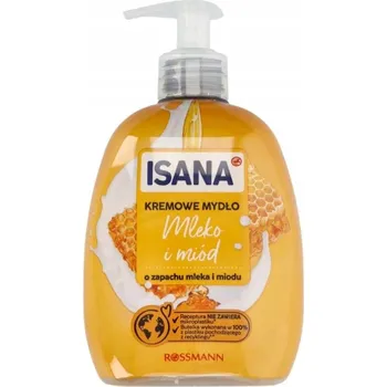 Mýdlo Isana krémové tekuté mýdlo, mléko a med 500 ml