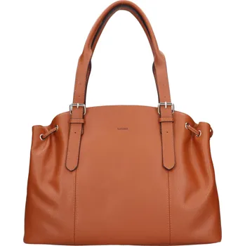 Kabelka Elegantní dámská kožená kabelka Katana Karens - koňak
