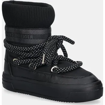 Dámská zimní obuv Sněhule Tommy Hilfiger SNOW BOOT WATER REPELLENT FW0FW09260 černá 99X, EUR 39
