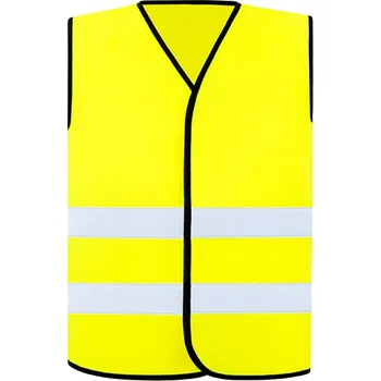 Pánská vesta Korntex Komfortní bezpečnostní vesta a Soltau CO2 neutrální Barva: Signal Yellow, Velikost: 4XL/5XL G_KX167