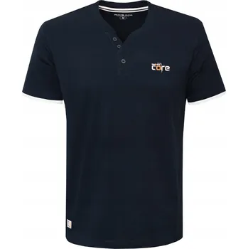 Pánské tričko Pánské tričko s výstřihem do V GRANÁTOVÉ Bavlněné FREAK XL Pako Jeans