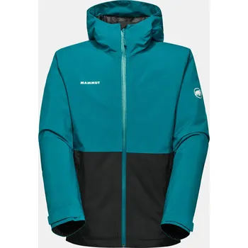 Pánská větrovka Pánská bunda Mammut Linard HS Thermo Hooded Jacket Men 25/26 - deep teal/black / L