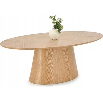 Konferenční stolek MPT Oválný konferenční stolek Pavo 110 cm - dubová dýha
