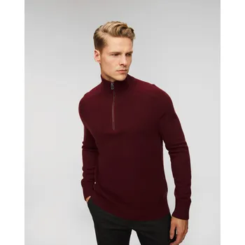 Pánský svetr Fialový Kašmírový Pánský Svetr Bogner Derek 88772761-585