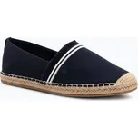 Dámské espadrilky Tommy Hilfiger Fringe Canvas Closed space blue
