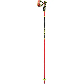 Sjezdová hůlka Lyžařské hole Leki WCR SL 3D 25/26 - bright red/black/neon yellow / 140 cm