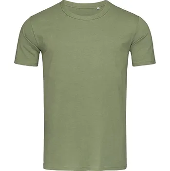 Pánské tričko Stedman® Morgan Crew Neck Barva: Military Green, Velikost: XL G_S9020