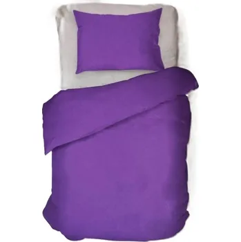 Povlečení KSTL 2-dílné ložní povlečení 140 x 200 cm, 70 x 90 cm Fialová, 150219