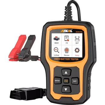 Autodiagnostika 2v1 diagnostický skener OBD2 a tester baterie ANCEL AD410 Pro