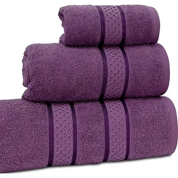 Bytový textil Jahu Sada froté ručníků a osušky Odessa, fialové