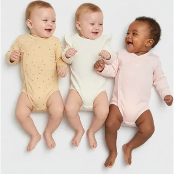 Kojenecké oblečení Sinsay - Sada 3&nbsp;body - krémová - ZF712-01X - ZF712-01X-68