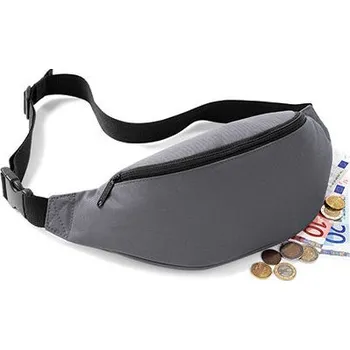 BagBase Taška na opasek Barva: Šedá, Velikost: 38 x 14 x 8 cm G_BG42