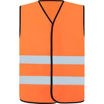 Pánská vesta Korntex Komfortní bezpečnostní vesta a Soltau CO2 neutrální Barva: Signal Orange, Velikost: L/XL G_KX167