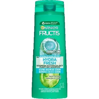Garnier, Fructis Hydra Fresh čistiaci šampón na mastné vlasy so suchými končekmi 400 ml