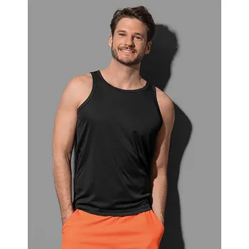 Pánské tričko Stedman® Sportovní tílko Barva: Černá, Velikost: XXL G_S8010